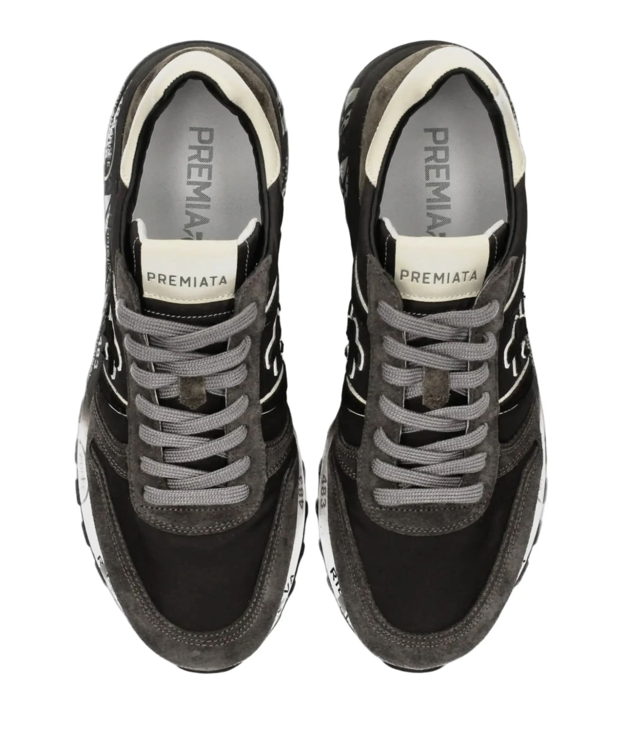 Lander heren sneakers grijs