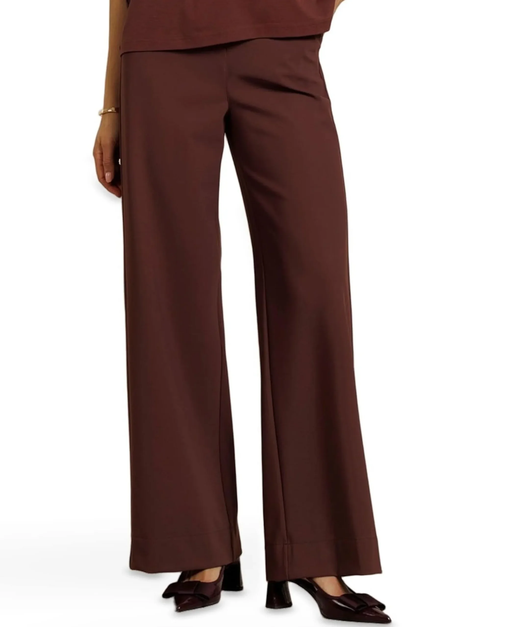Lexie bonded dames broek bruin