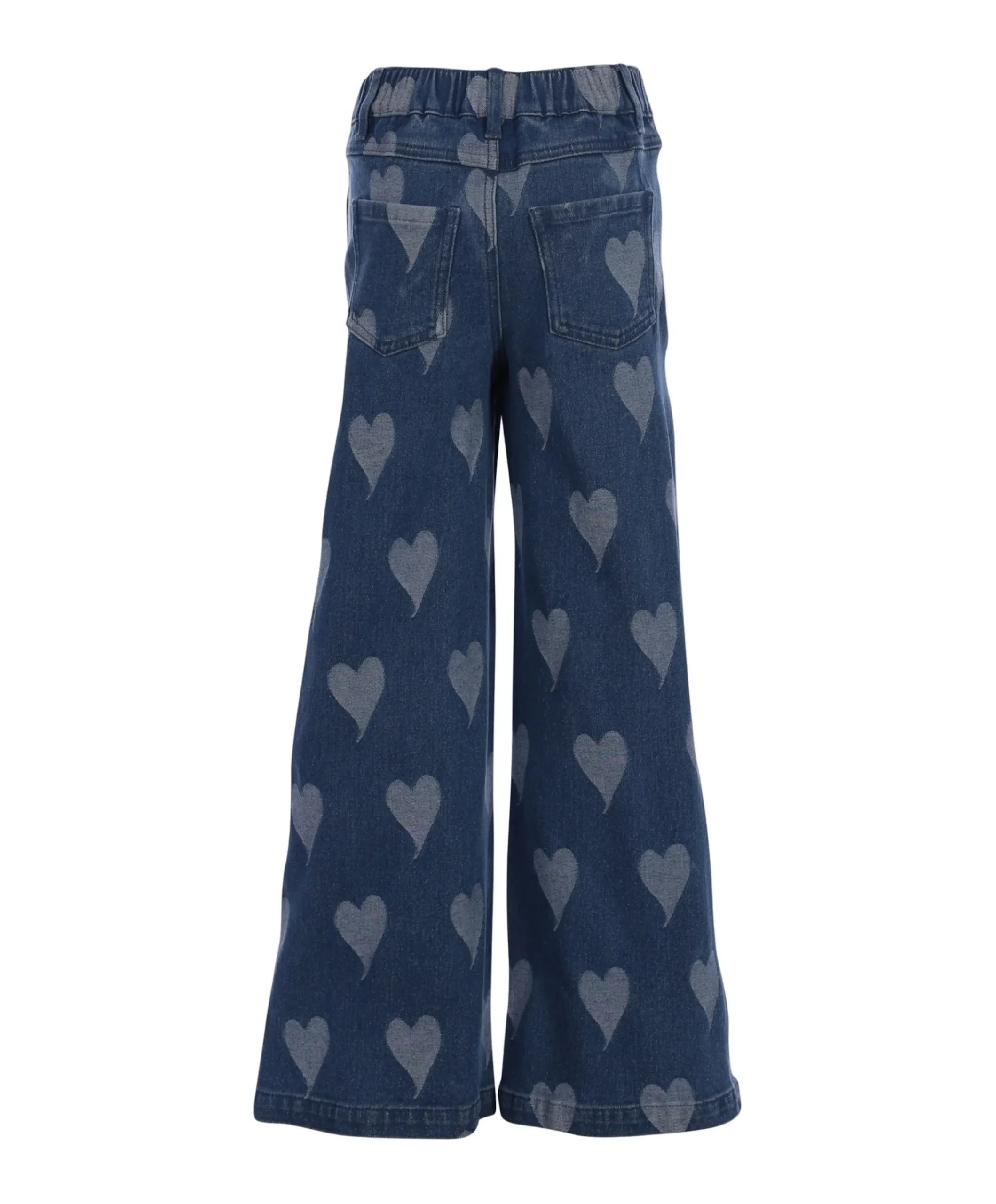 Little denim heart meisjes jeans blauw