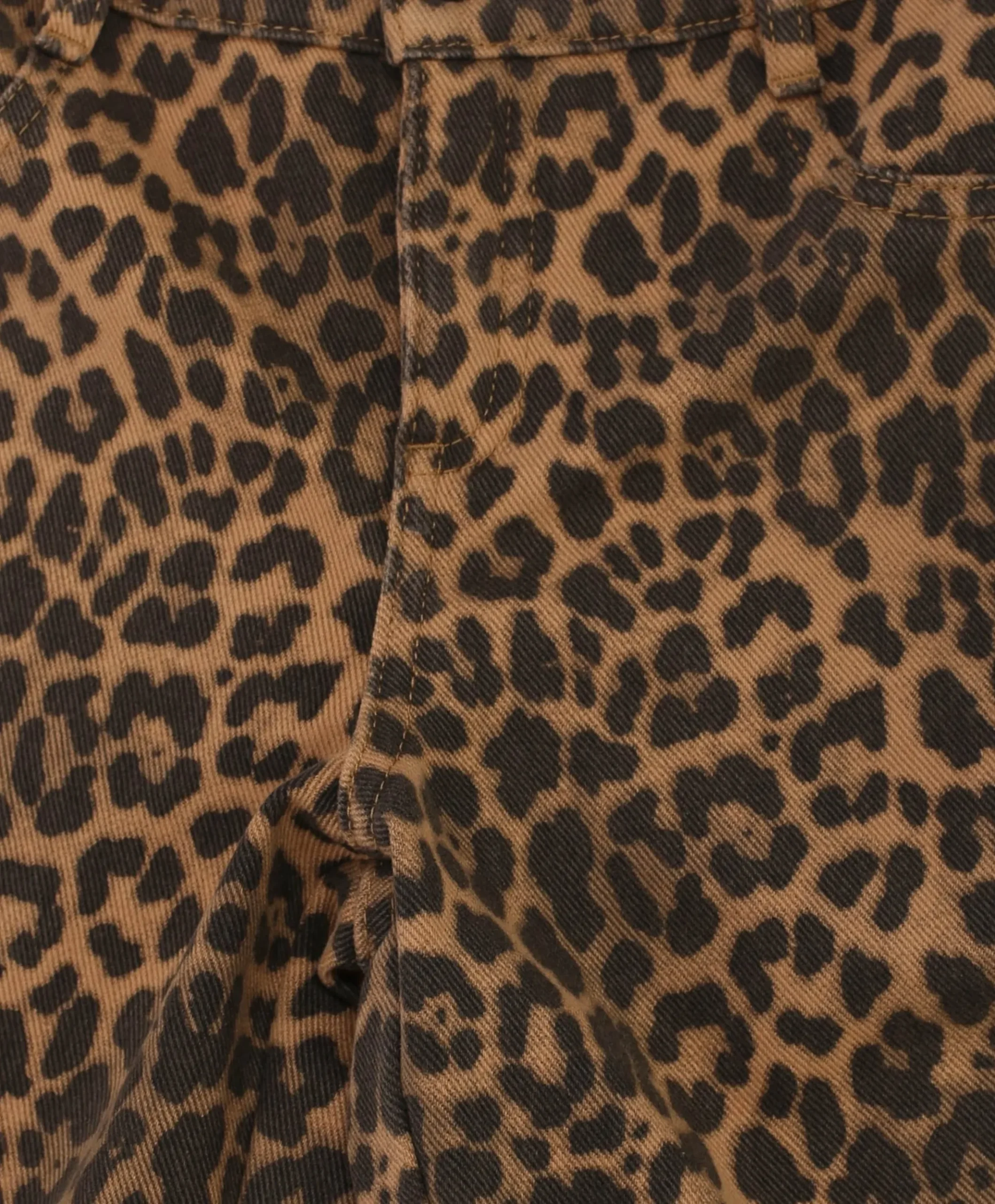 Little leopard meisjes jeans bruin