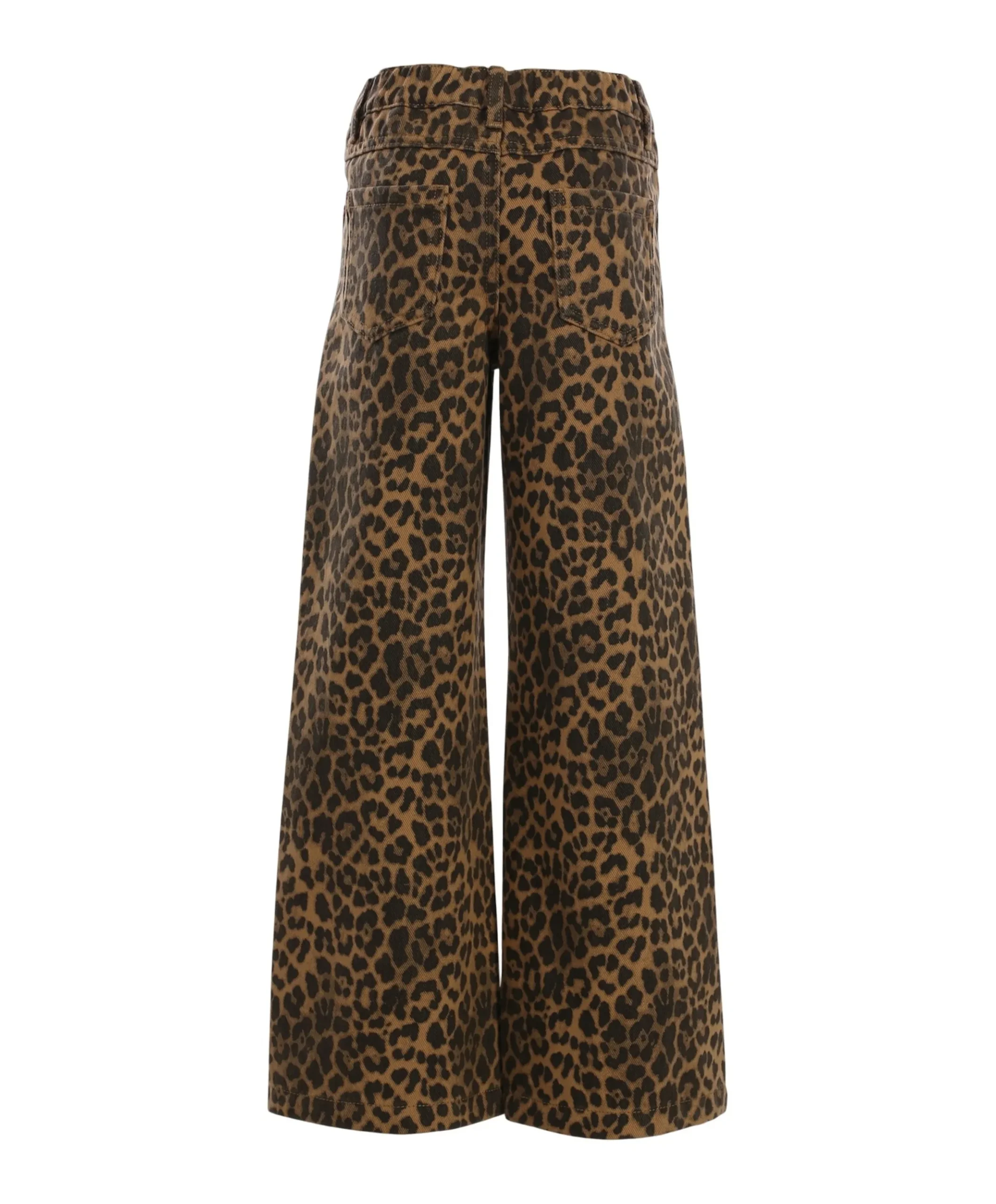 Little leopard meisjes jeans bruin