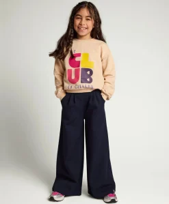 Little pantalon meisjes pantalon blauw