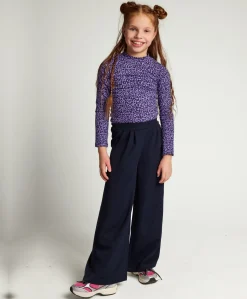 Little pantalon meisjes pantalon blauw