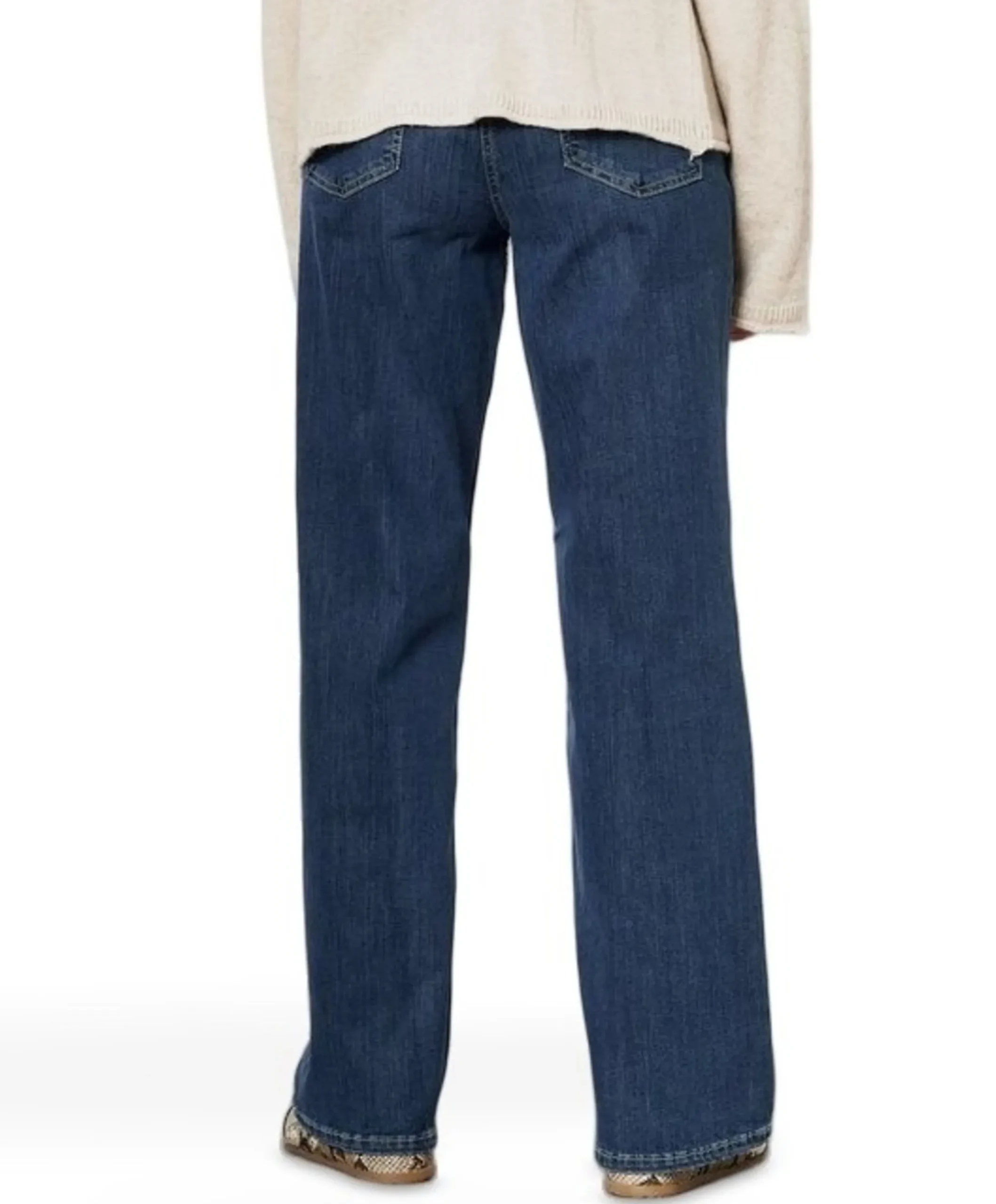 Liv New Wide dames jeans blauw