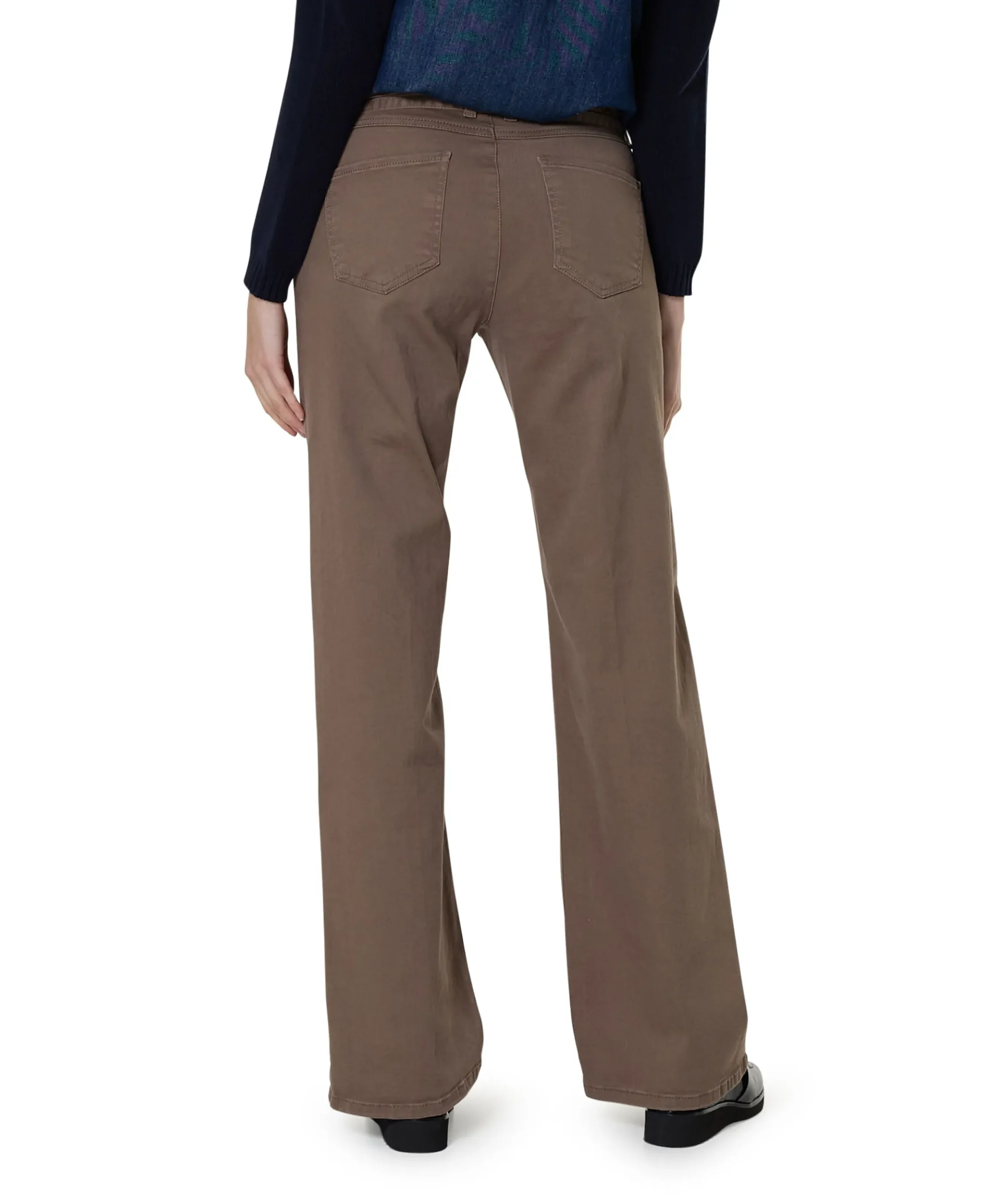 LIZ BELT dames jeans bruin