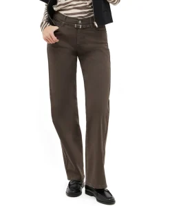 LIZ BELT dames jeans bruin