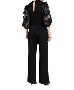LIZETH VIS 436 dames jumpsuit zwart