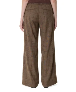 Lizzy - Check - 205 dames broek bruin