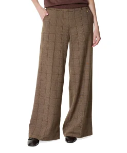 Lizzy - Check - 205 dames broek bruin