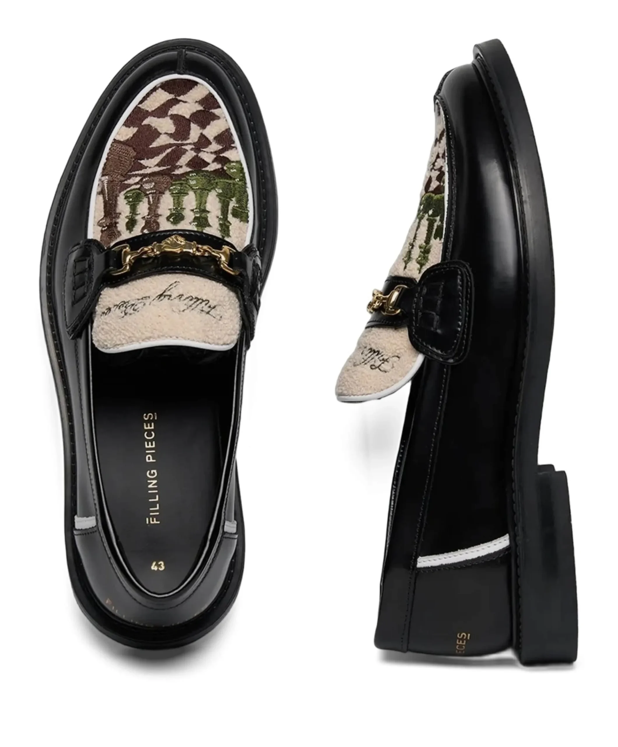 Loafer Chess heren mocassins zwart