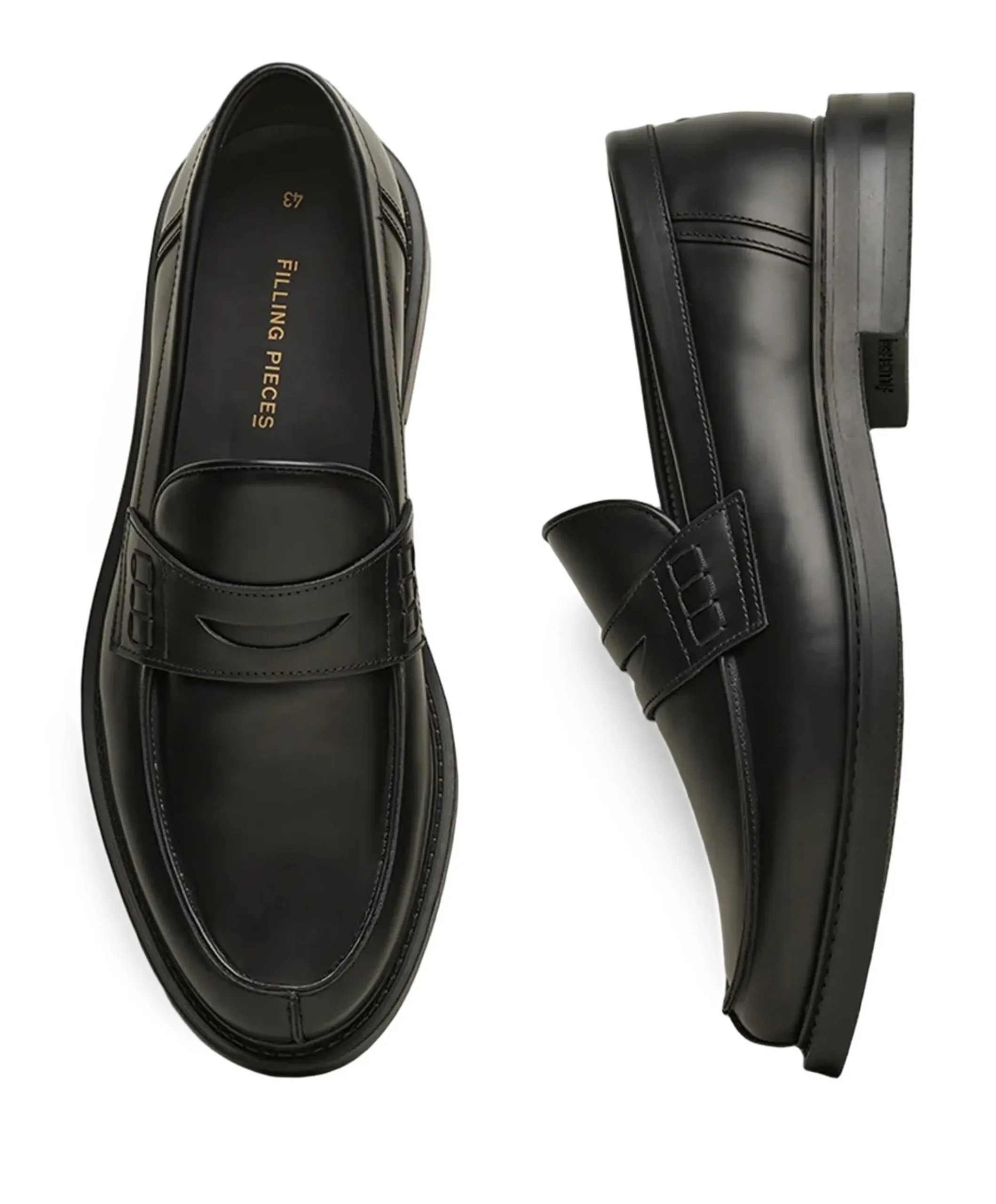 Loafer Polido Minimum Matte heren mocassins zwart