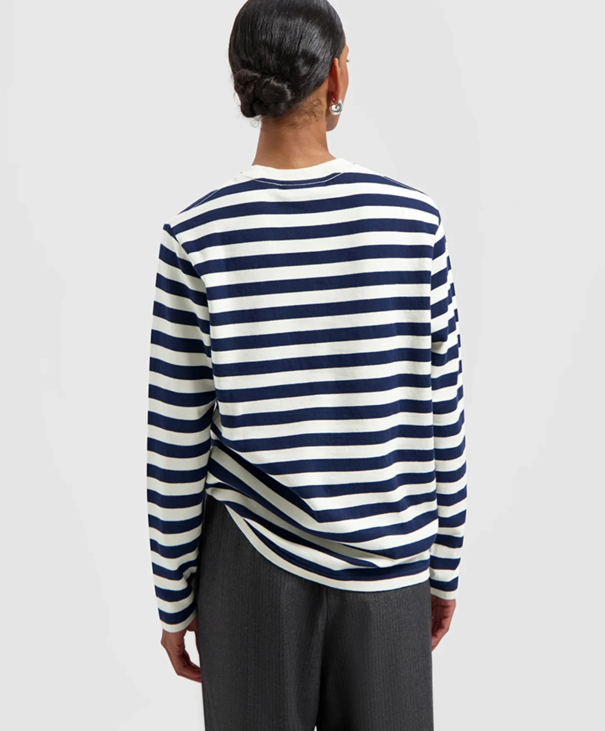 Longsleeve uniseks blauw