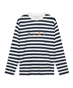 Longsleeve uniseks blauw