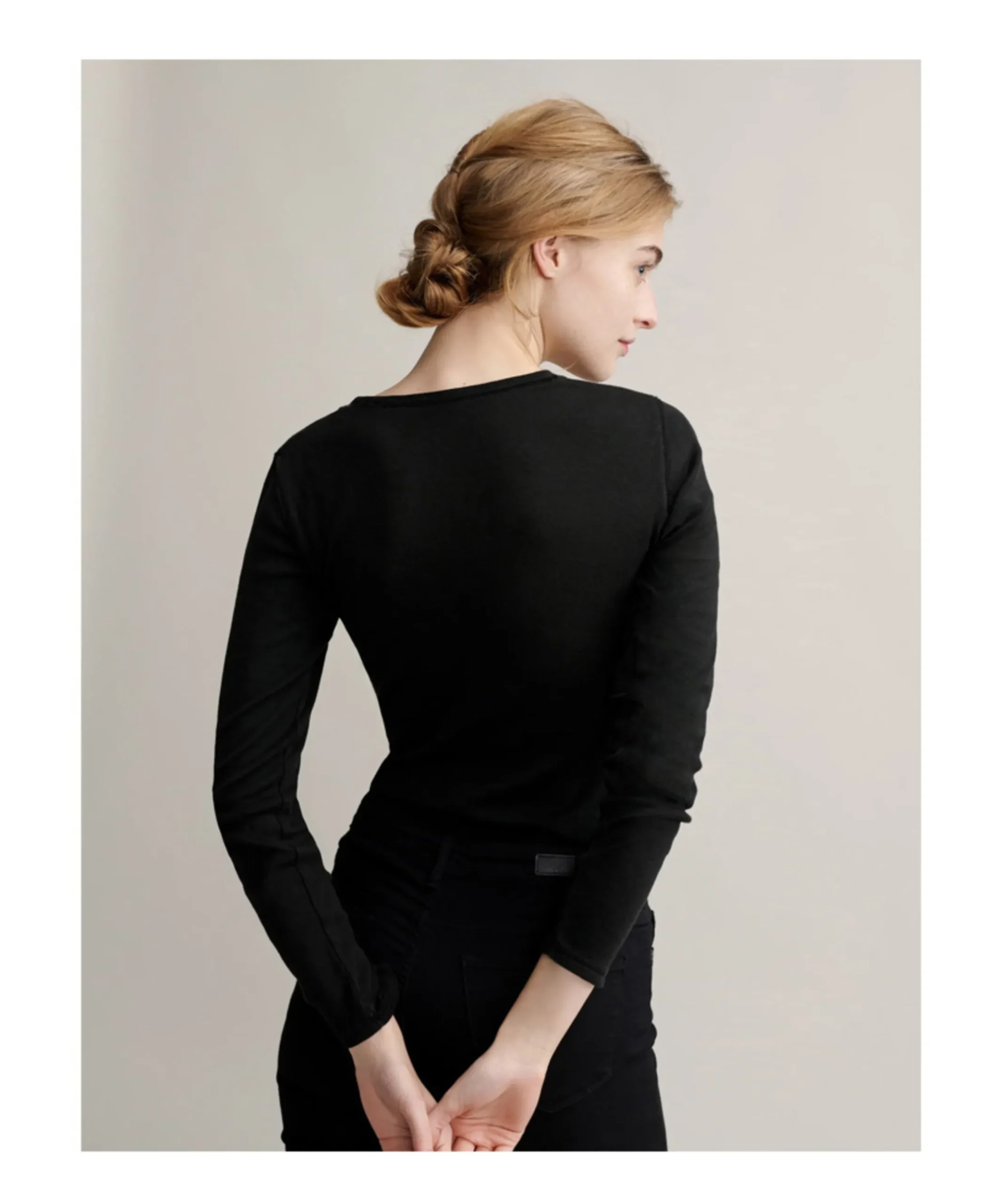 Longsleeve zwart
