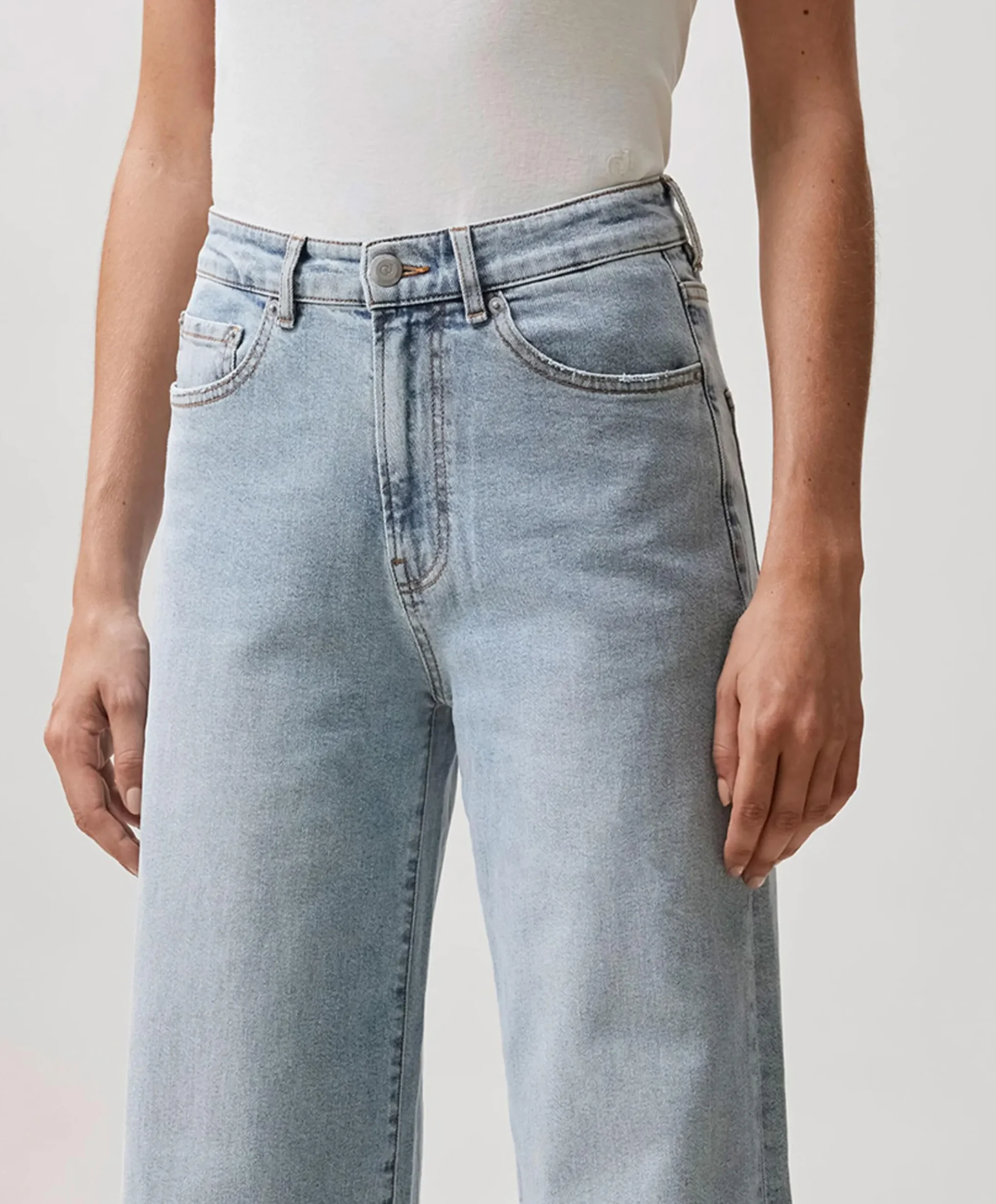 Loose fit jeans dames jeans blauw