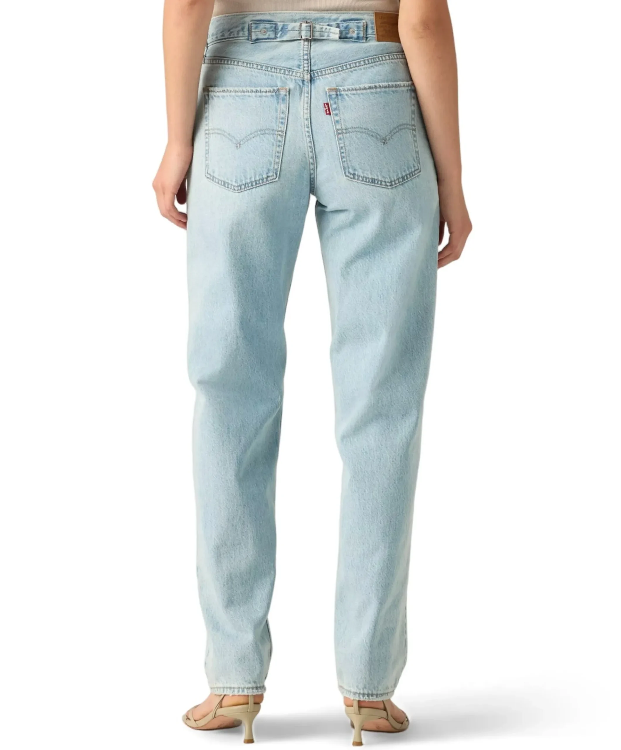 LOOSE TAPER H2'26 MESSAGE SENT dames jeans blauw