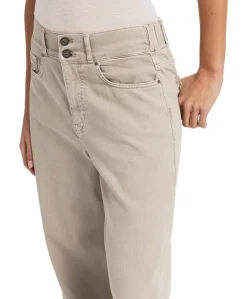 Losvallende dames jeans grijs