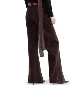 Lotta Corduroy dames broek bruin