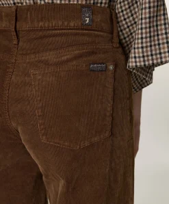 Lotta Corduroy dames broek bruin