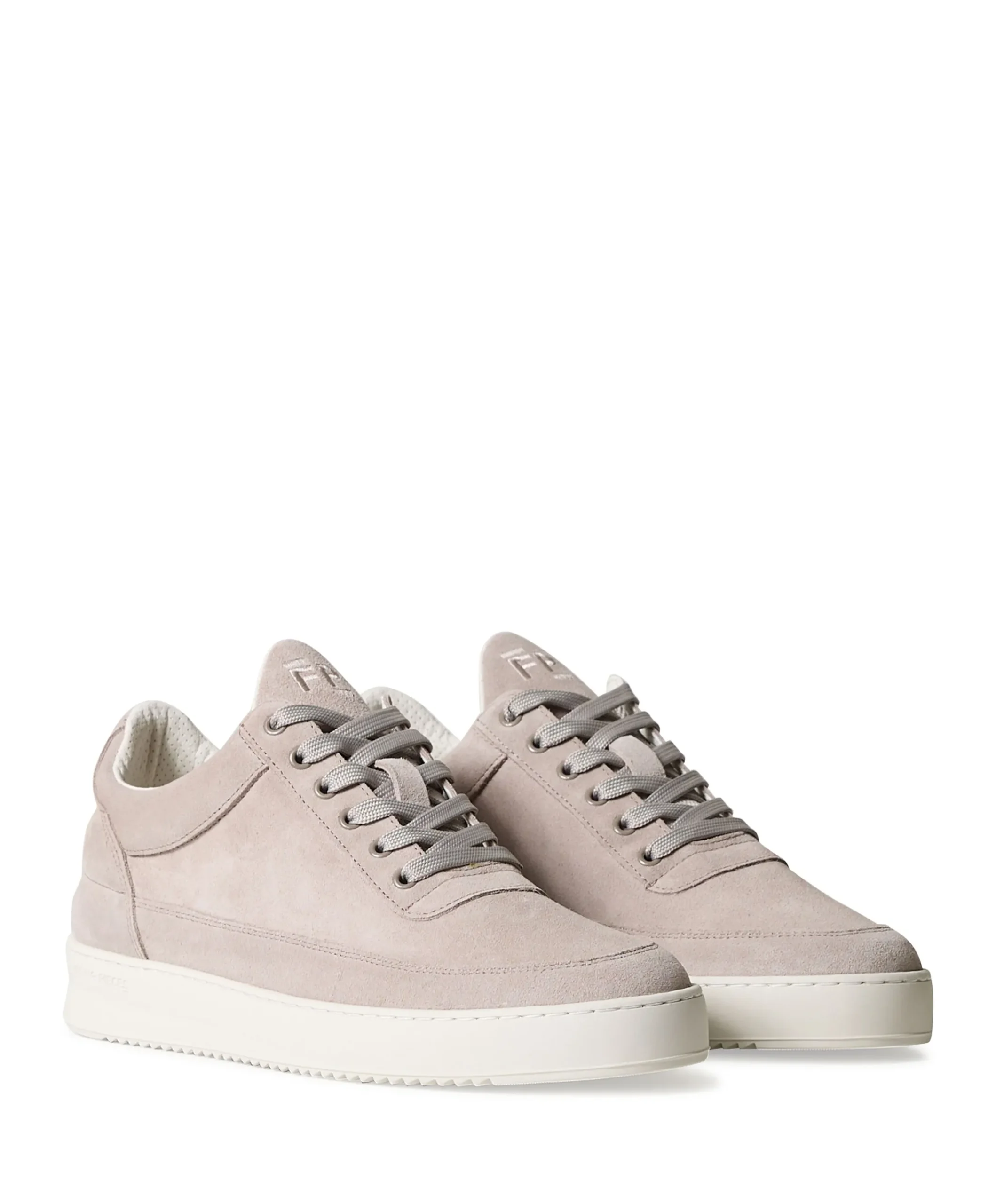 Low Top Suede heren sneakers grijs