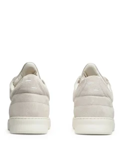 Low Top Suede Organic heren sneakers ecru