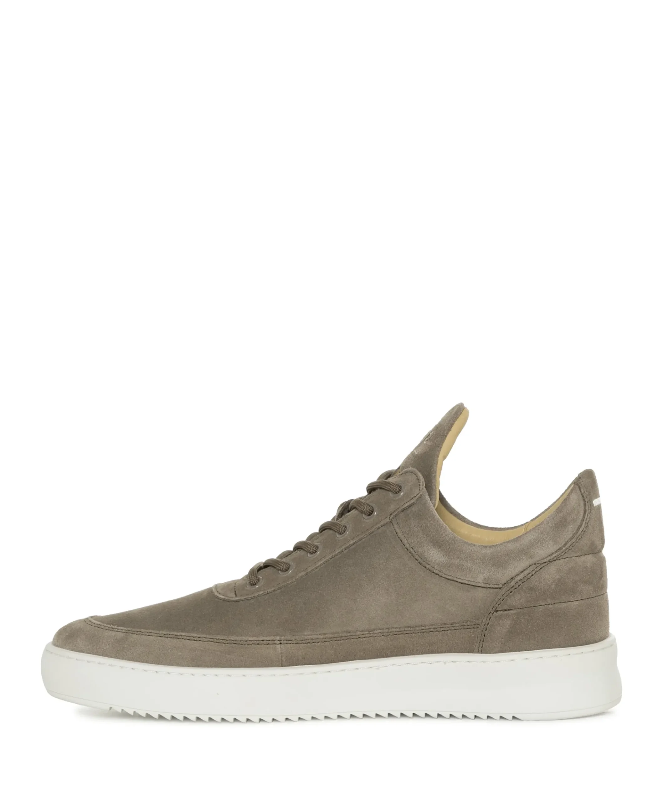 Low Top Suede Organic heren sneakers beige