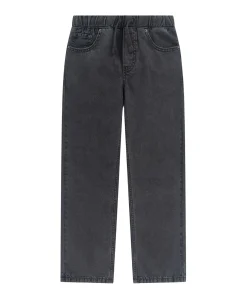 LVB Pull on stay loose taper jongens jeans zwart