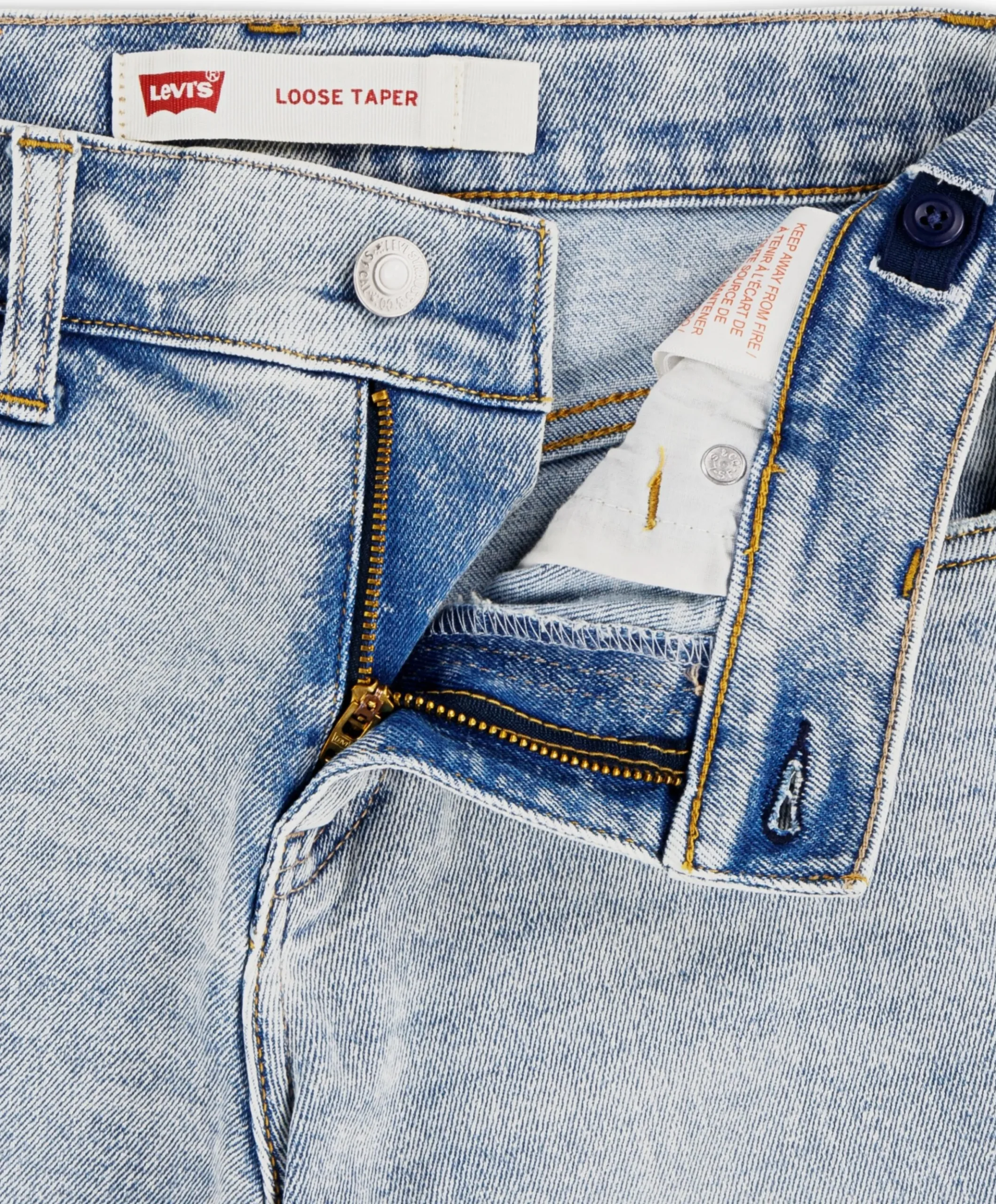 LVB stay loose taper jeans jongens jeans blauw