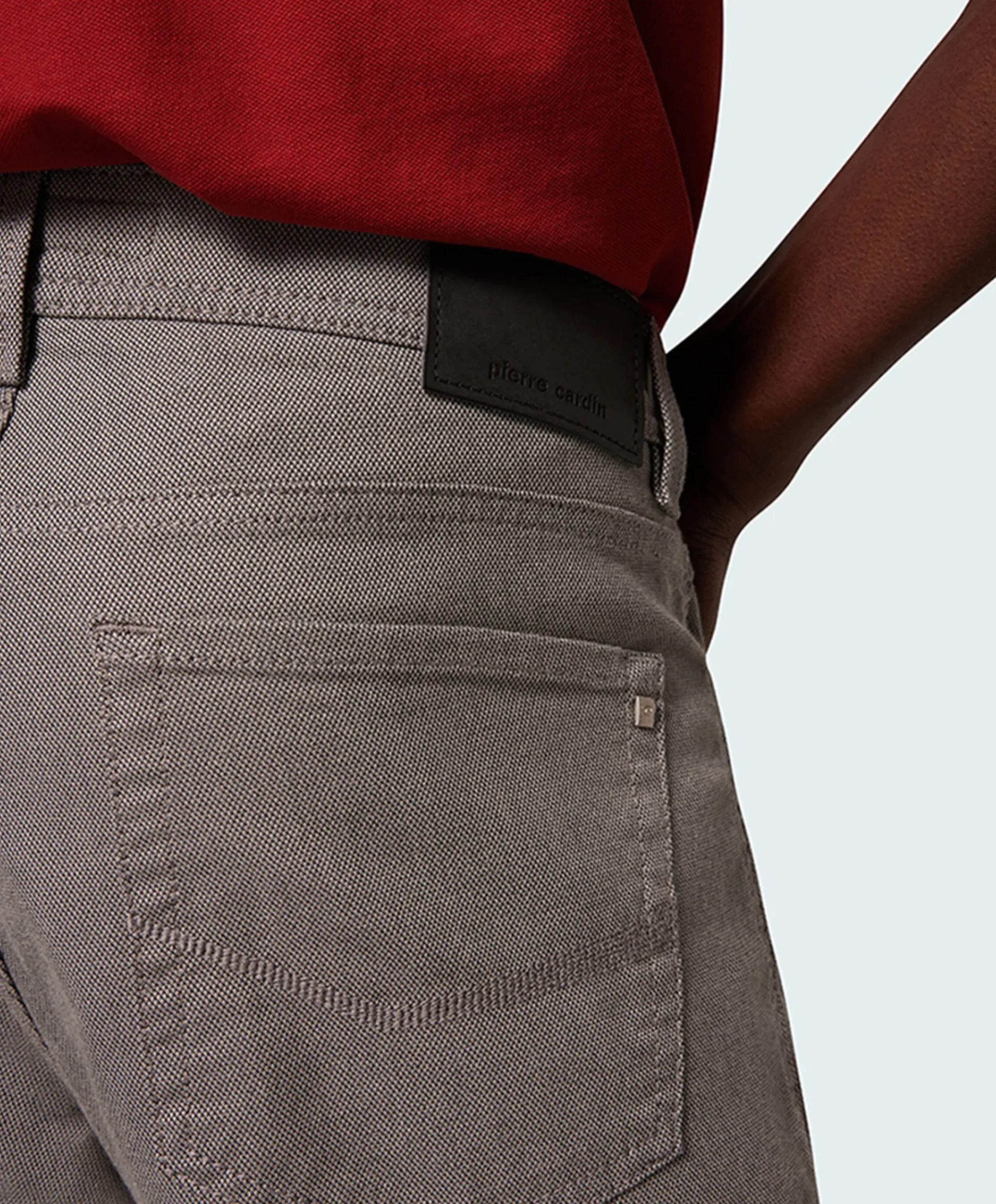 Lyon tapered heren broek grijs