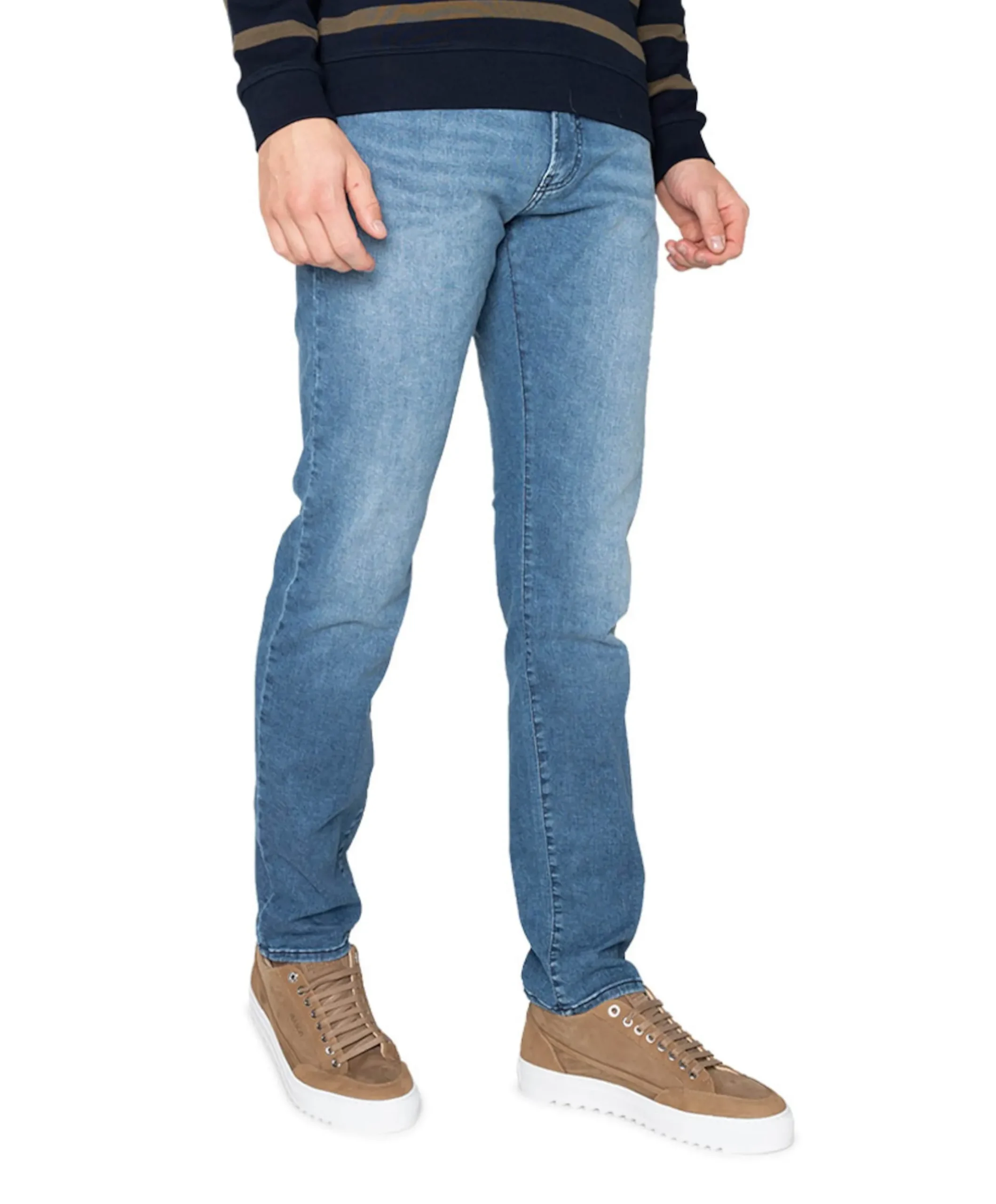 Lyon Tapered heren jeans blauw