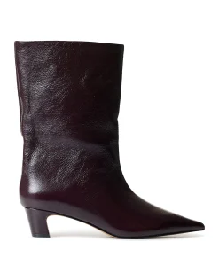 Lytton dames enkellaarzen bordeaux