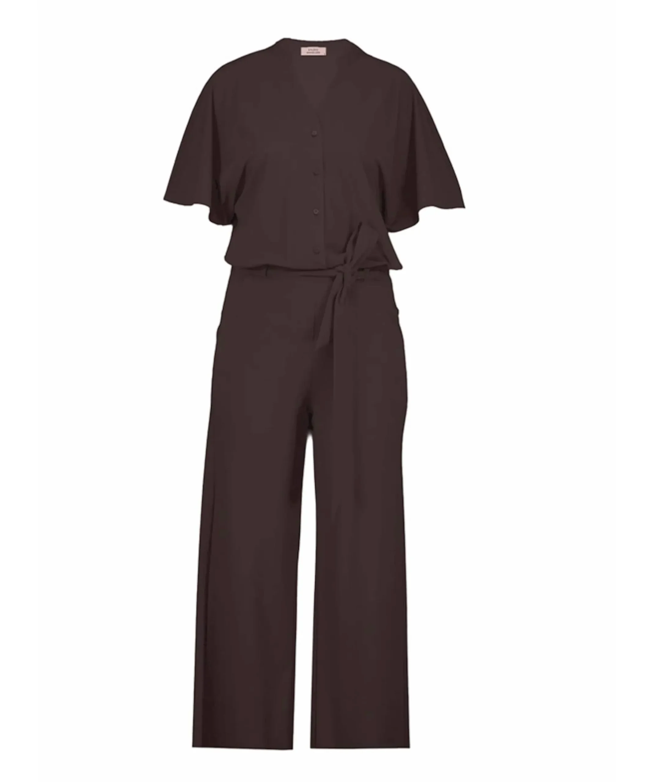 Maggie dames jumpsuit bruin