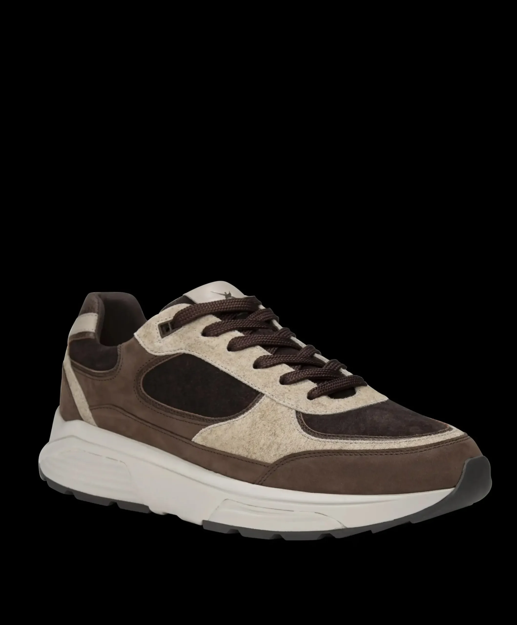 Manhattan heren sneakers bruin