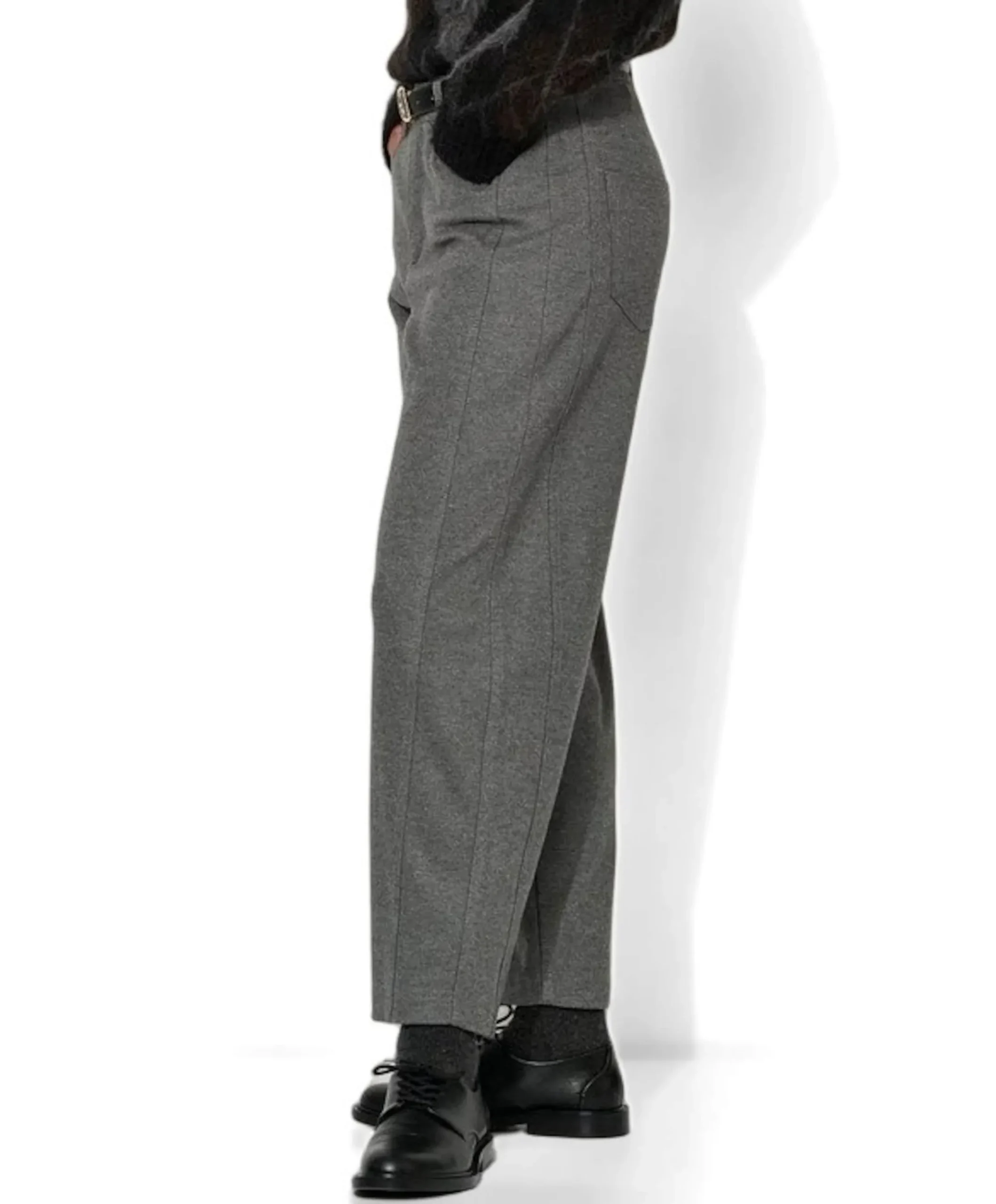 Mara Barrel dames broek grijs