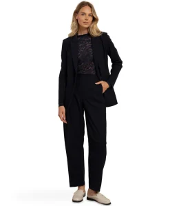 Marlise barrel trousers dames broek blauw