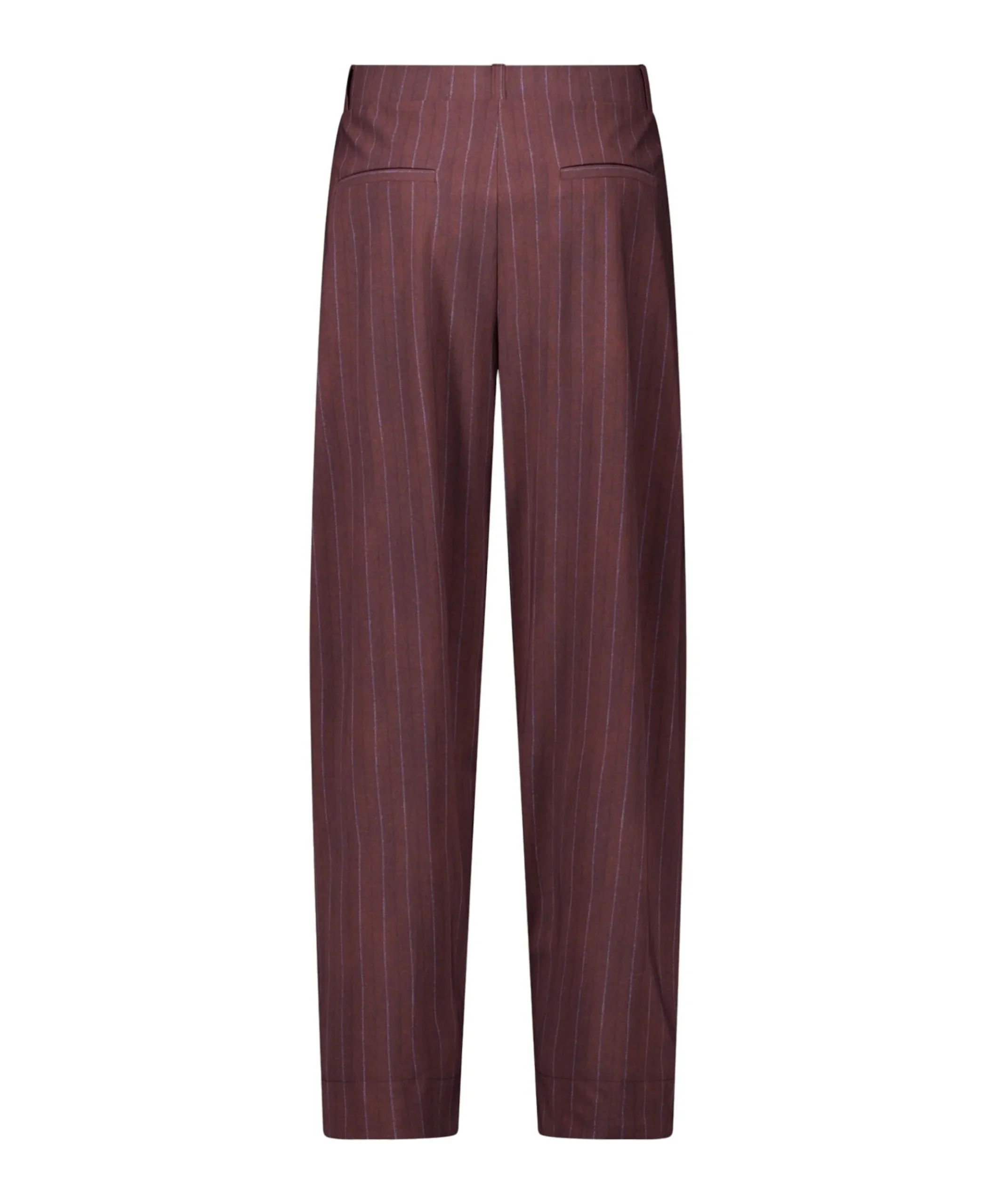 Marlise stripe dames broek bruin