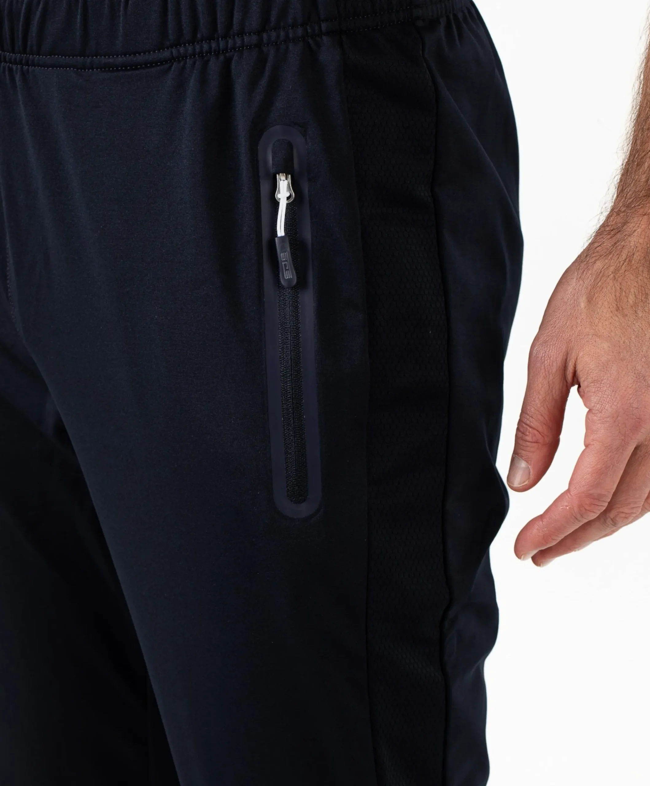 Matt heren trainingsbroek blauw