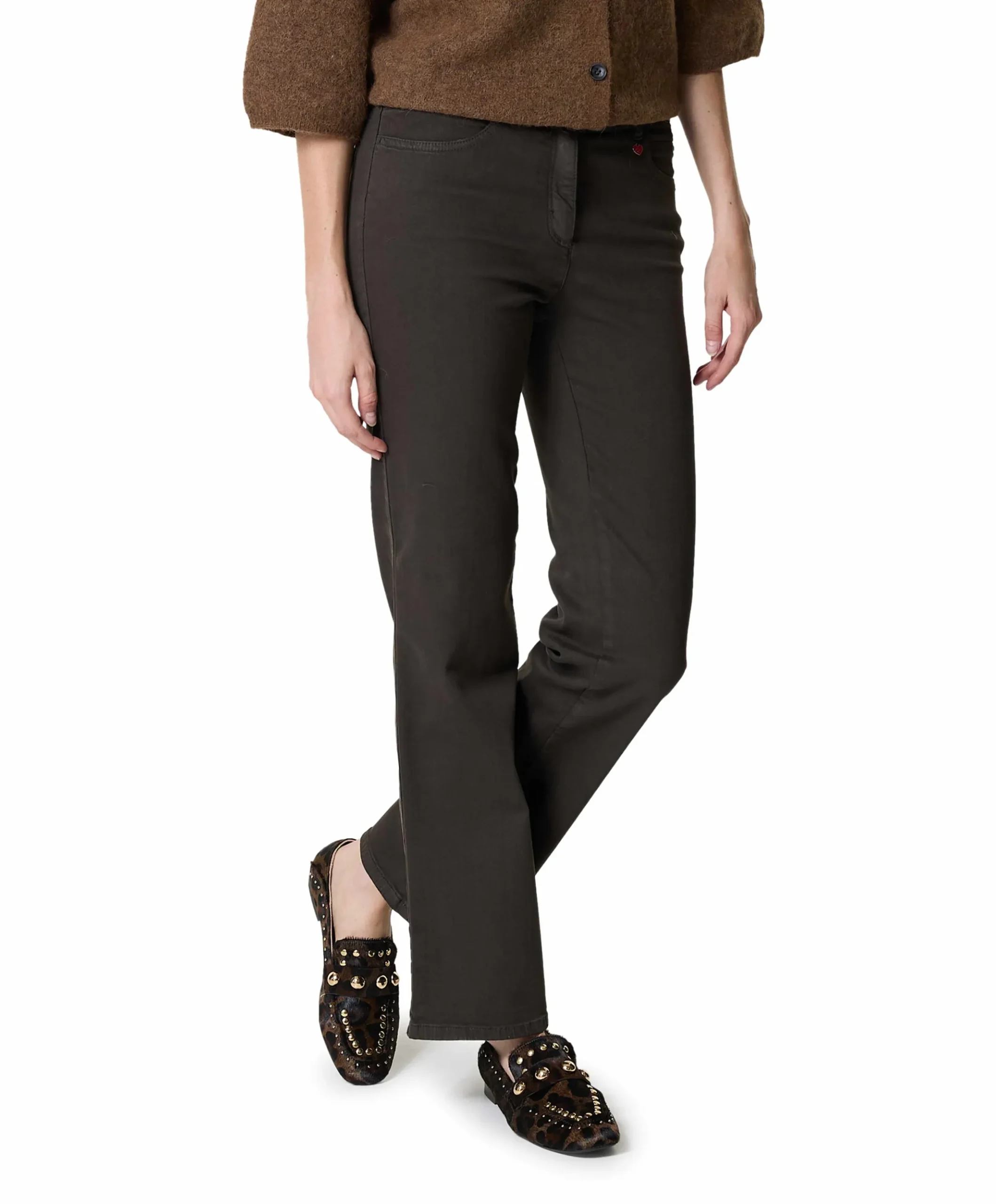 MbF Straight dames broek bruin