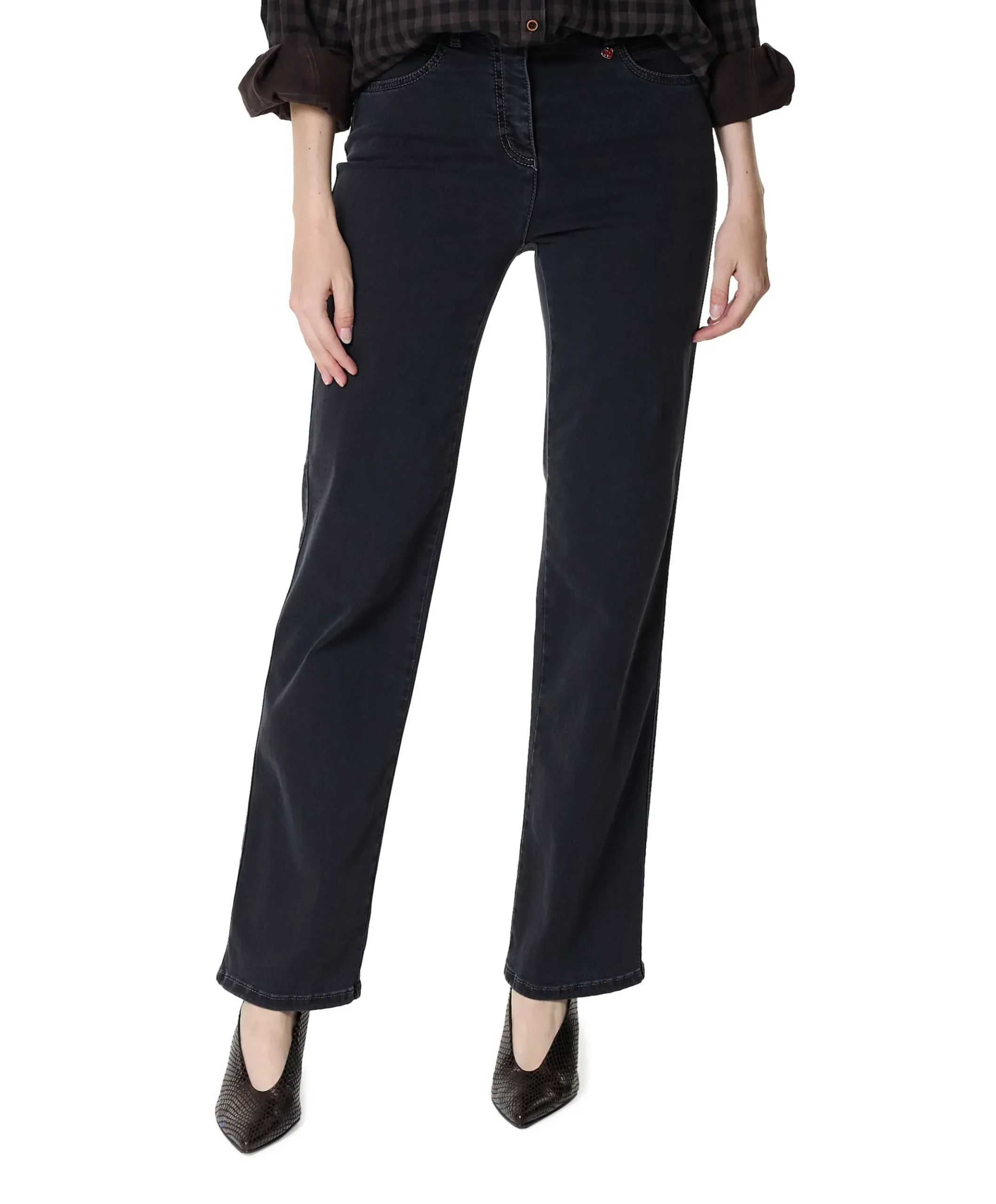 MbF Straight dames broek grijs