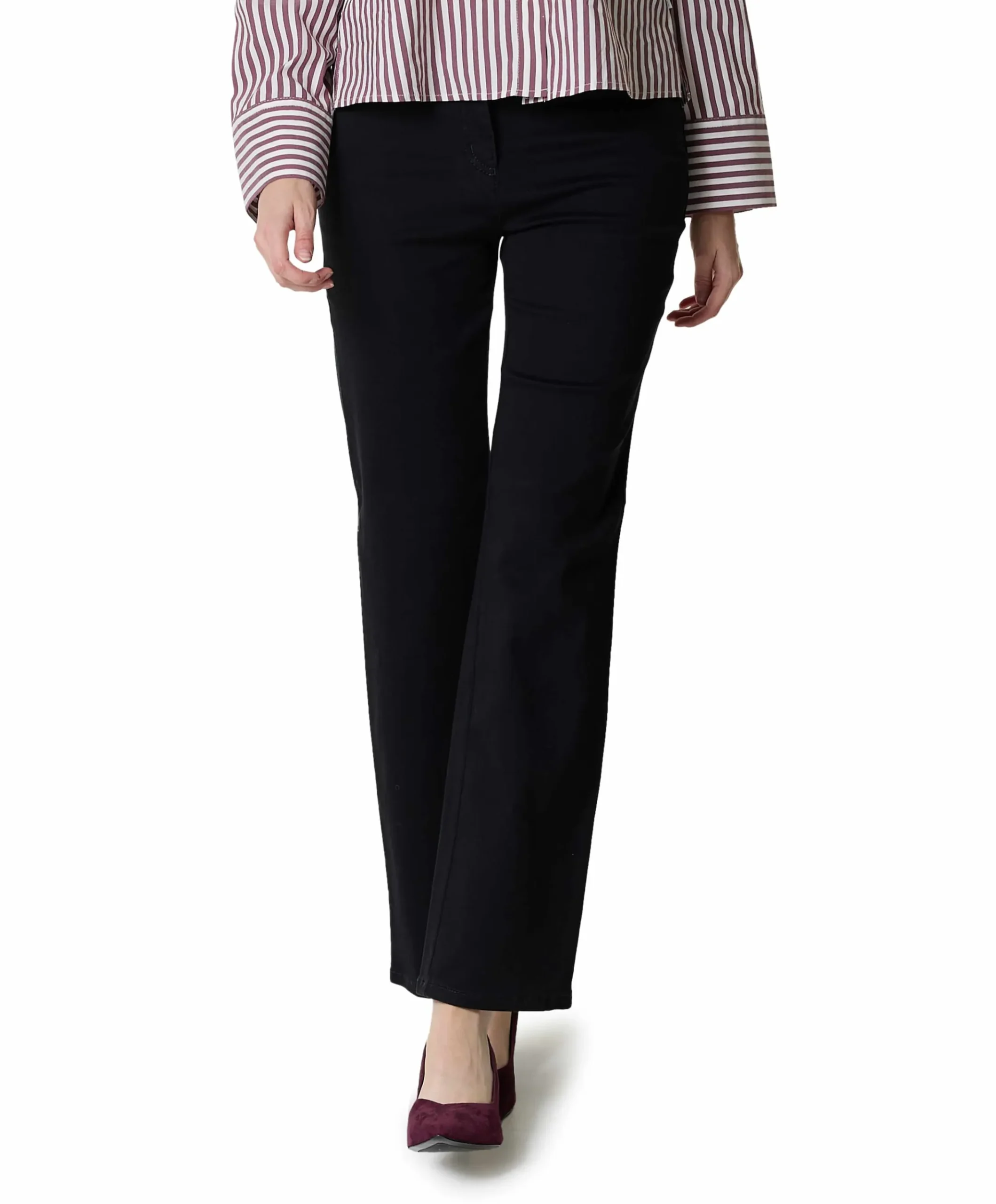 MbF Straight dames broek zwart