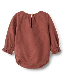 Meisjes babypakje bordeaux