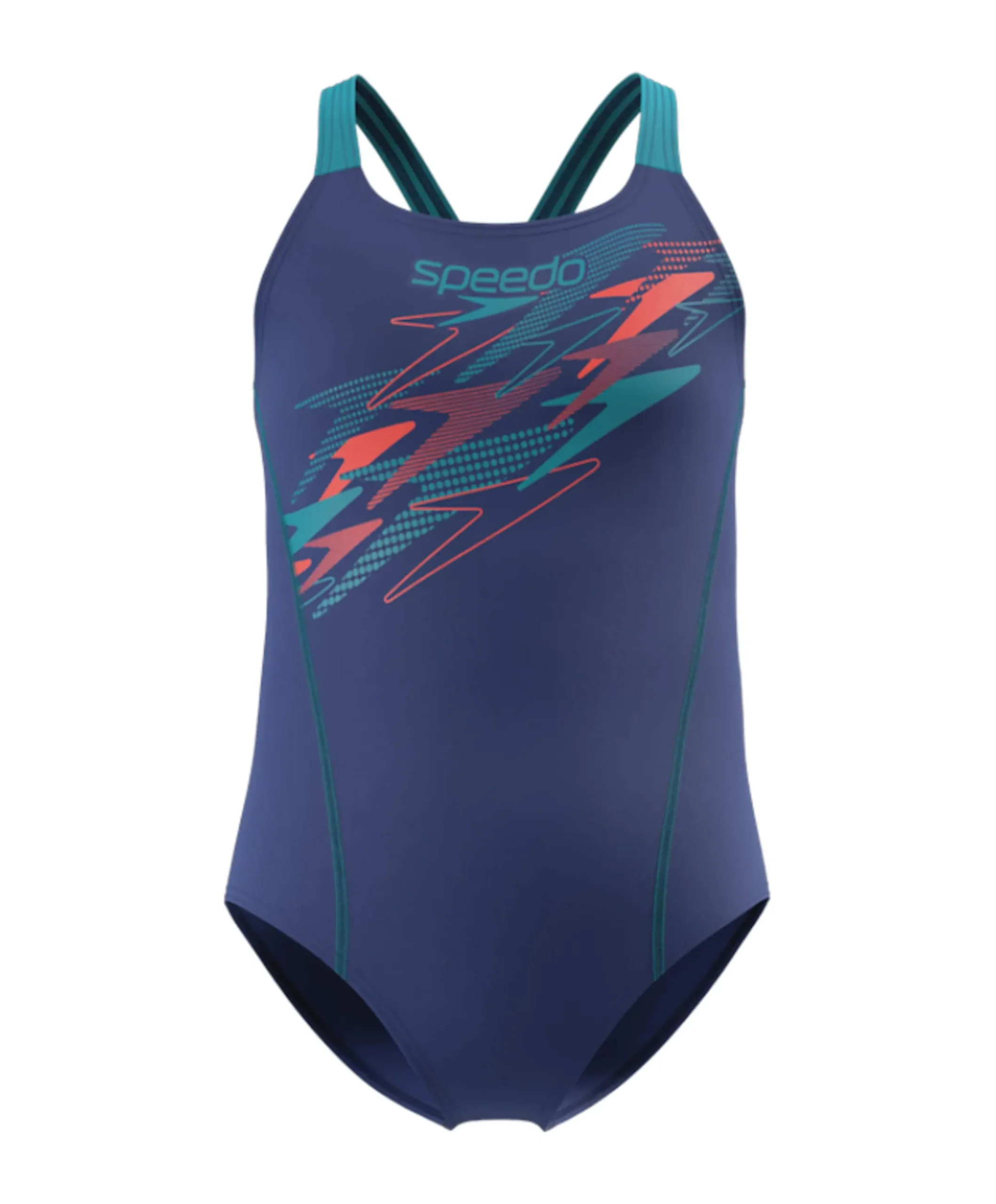 Meisjes badpak blauw