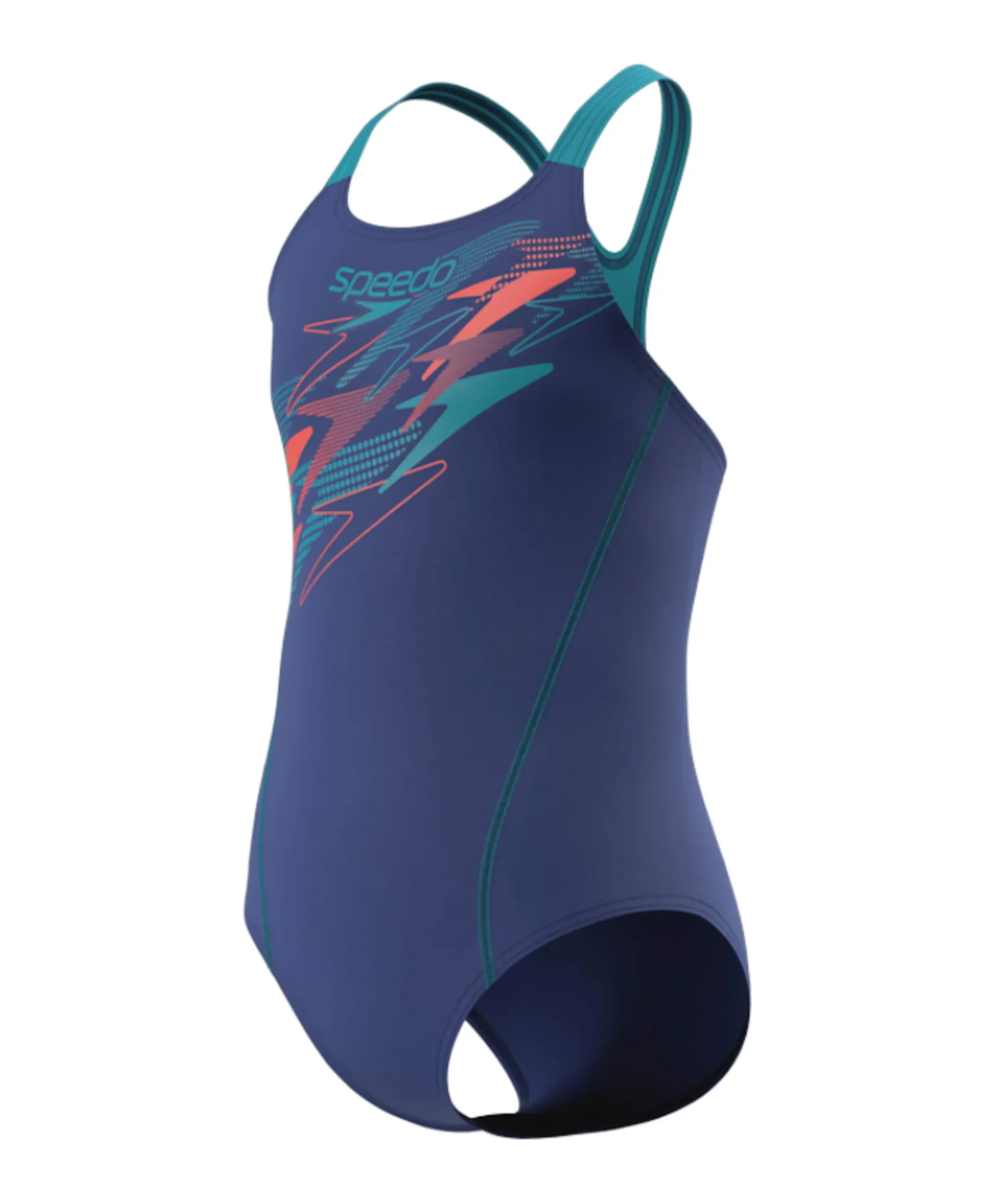 Meisjes badpak blauw