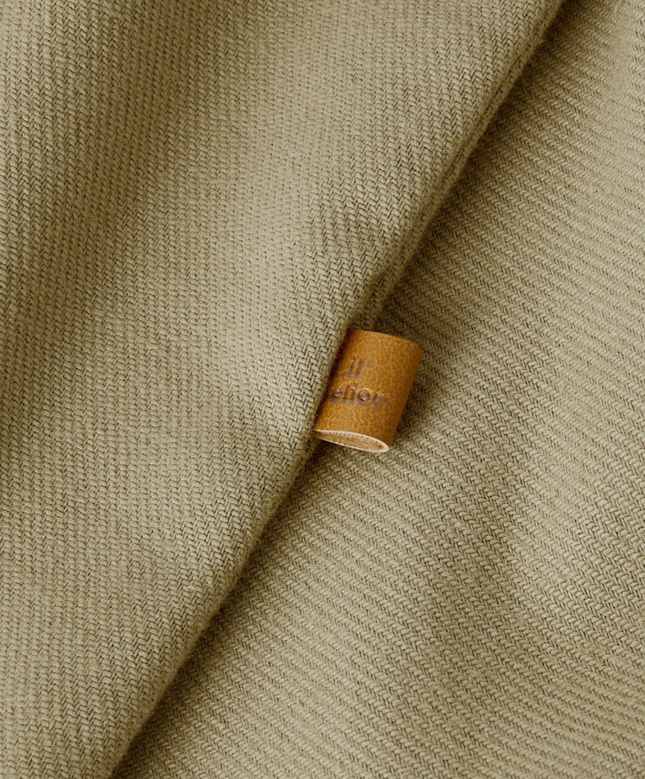 Meisjes blouse lange mouw beige