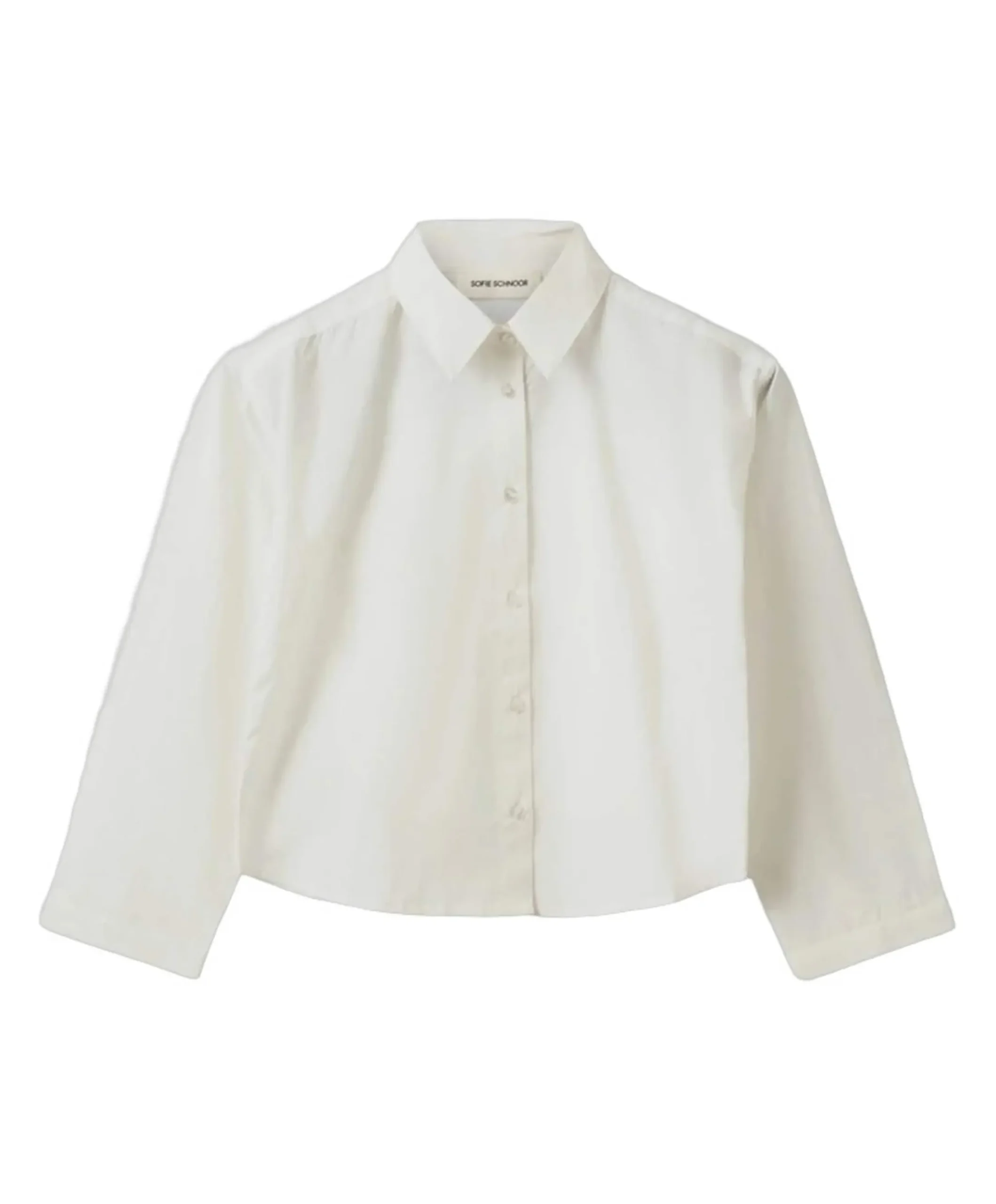 Meisjes blouse lange mouw ecru
