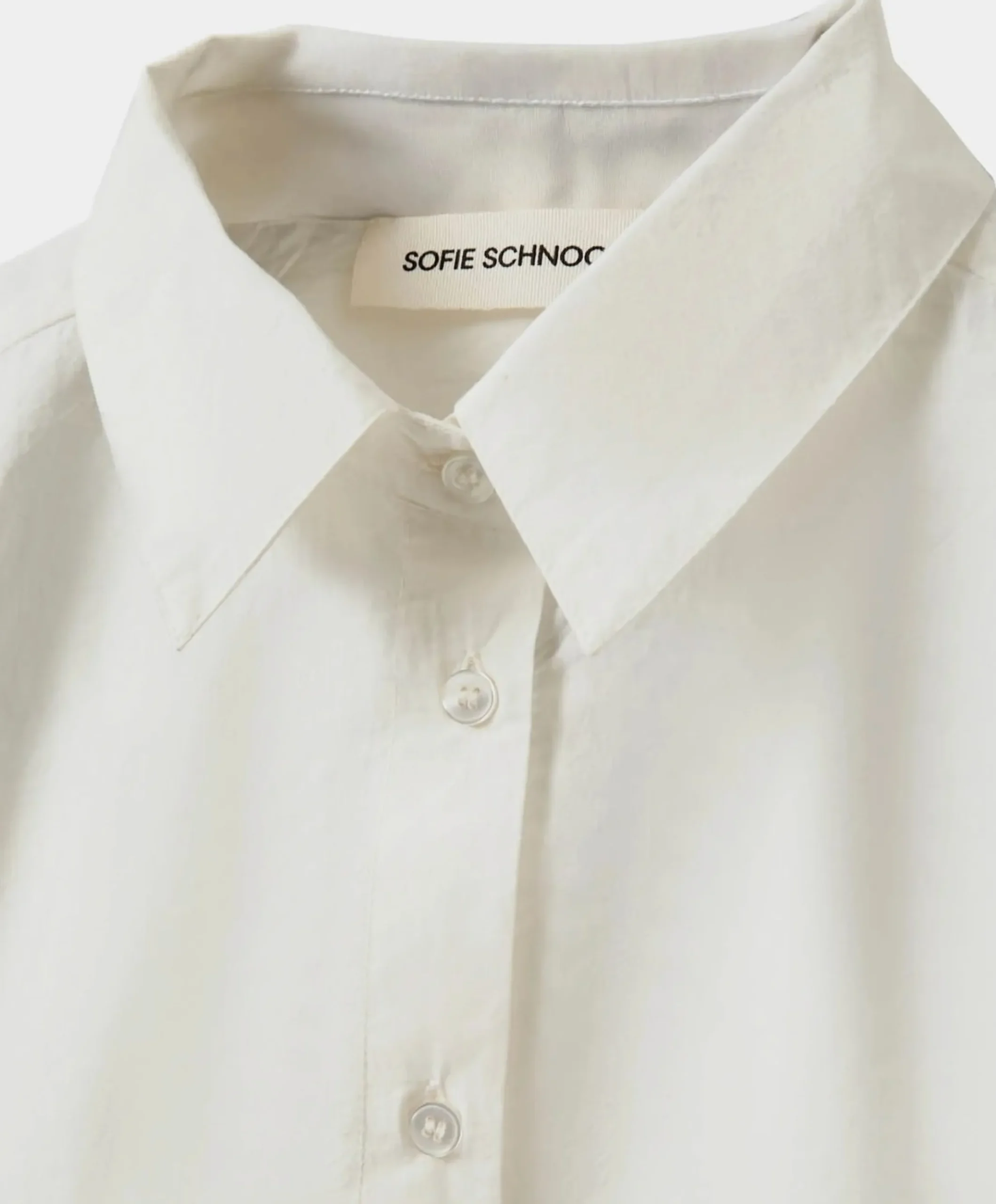 Meisjes blouse lange mouw ecru