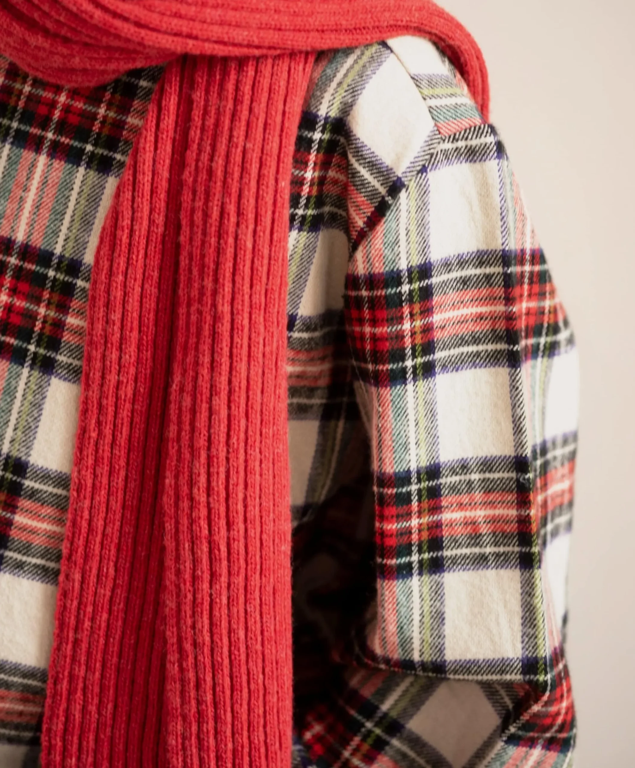 Meisjes blouse lange mouw rood