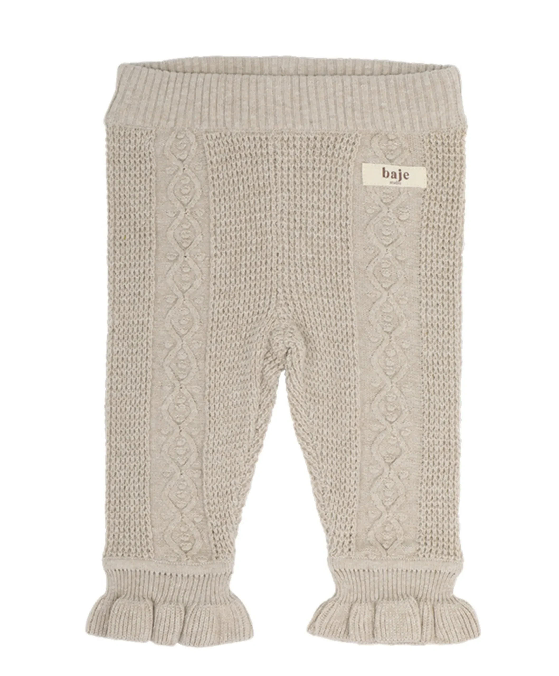 meisjes broek beige
