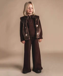 meisjes broek bruin