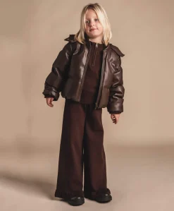 meisjes broek bruin